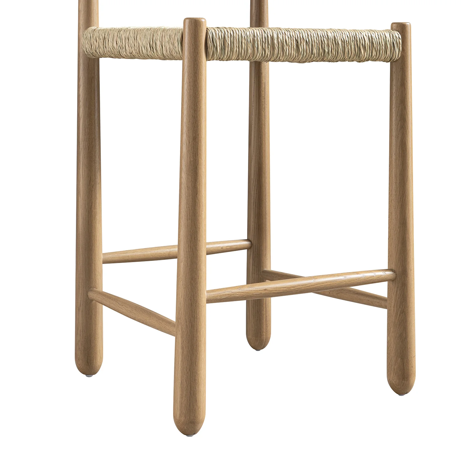 Tama Counter Stool, Woven Seagrass | Natural Oak Frame - Image 14