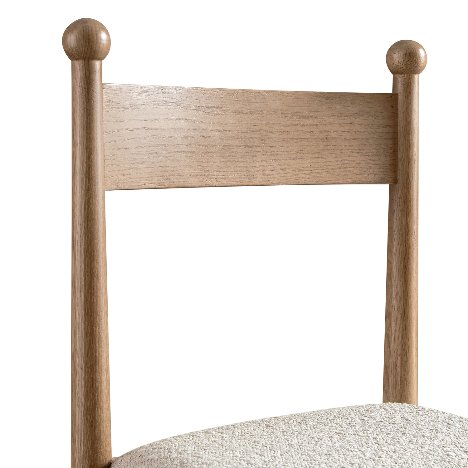 Tama Dining Chair, Light Taupe Boucle | Natural Oak Frame - Image 15