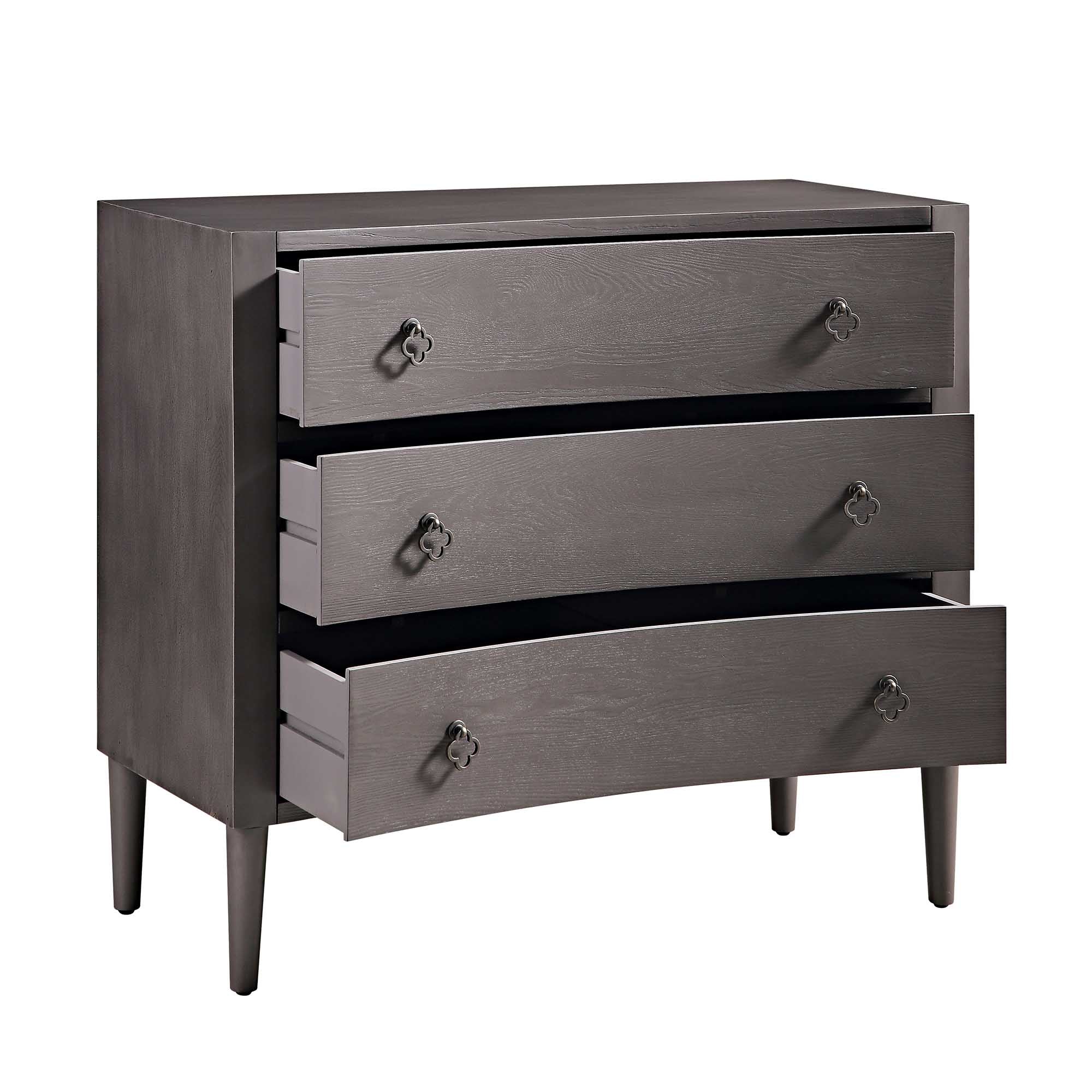Thalia Concave Chest of Drawers, Silver Oak - Image 8