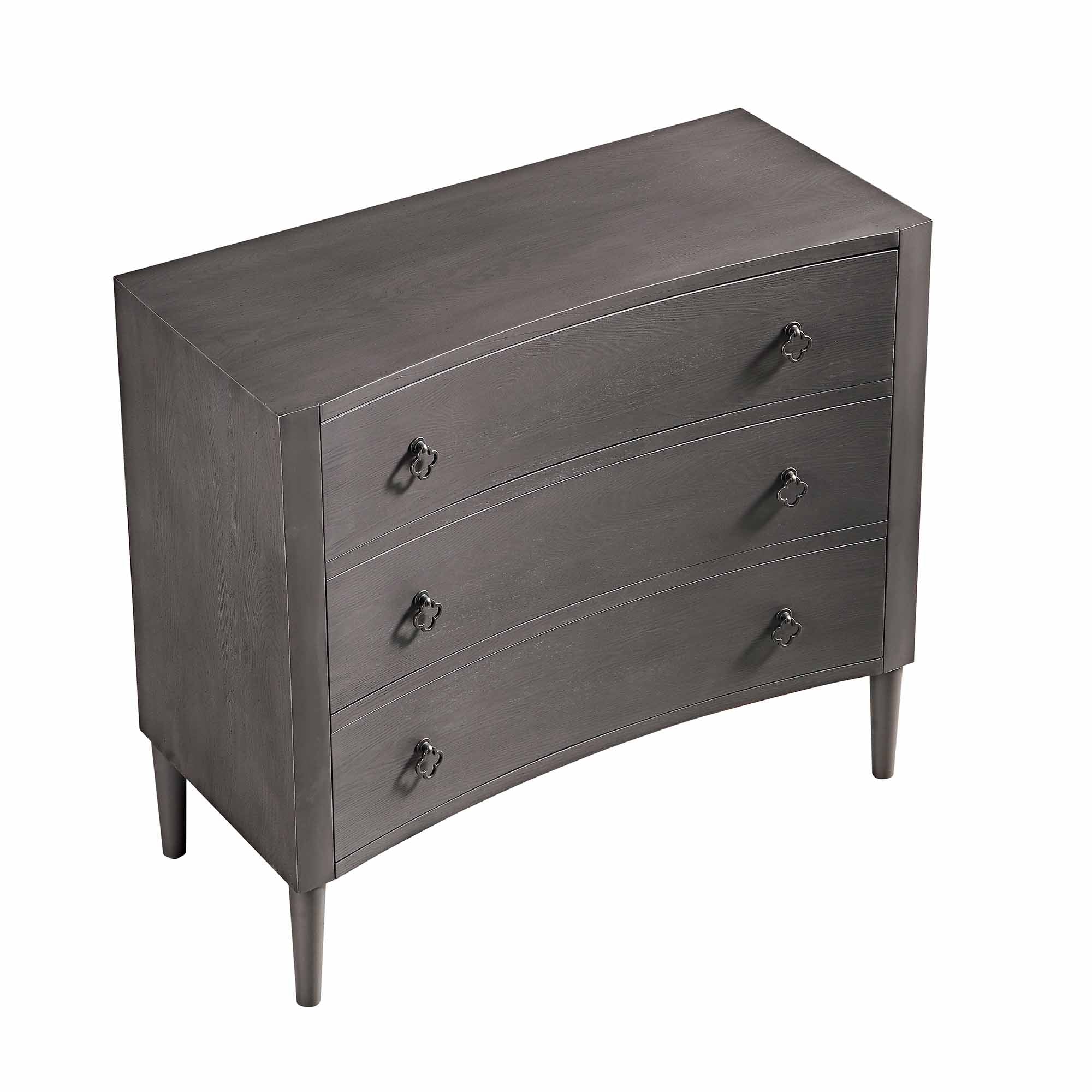 Thalia Concave Chest of Drawers, Silver Oak - Image 9