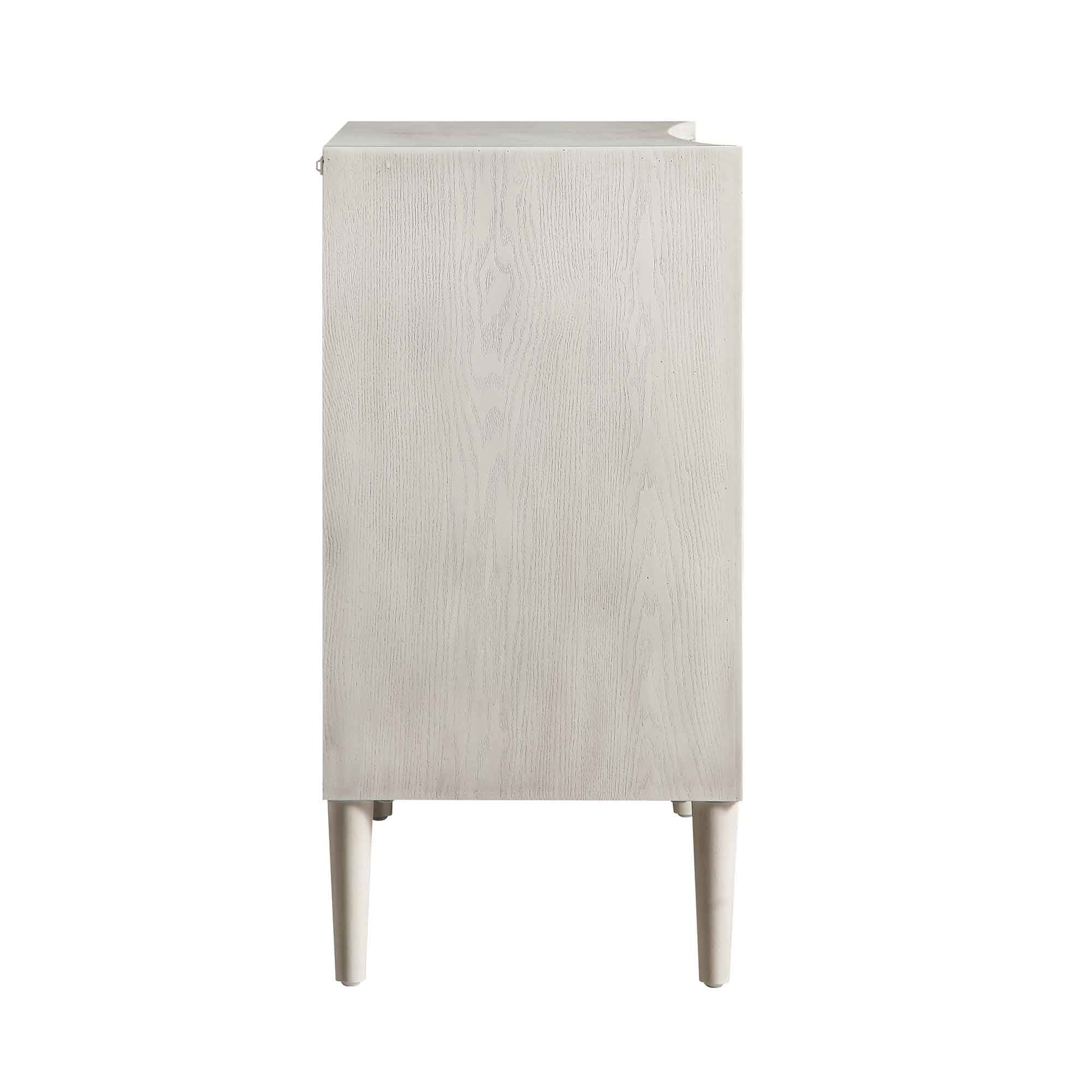 Thalia Concave Chest of Drawers, Washed White - Image 11
