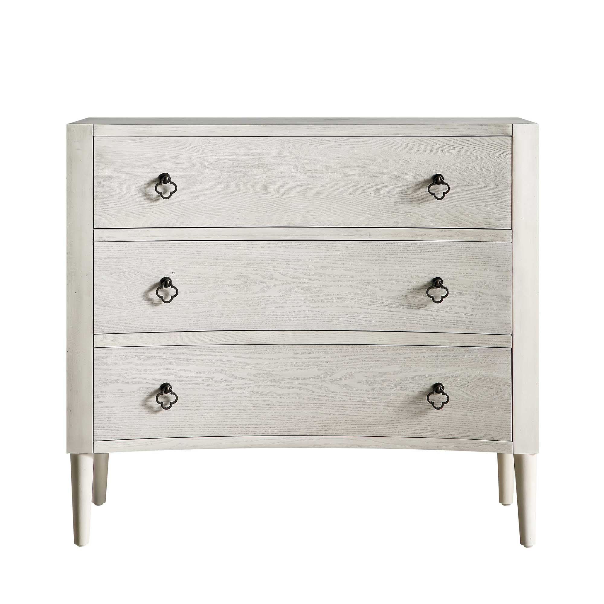 Thalia Concave Chest of Drawers, Washed White - Image 5