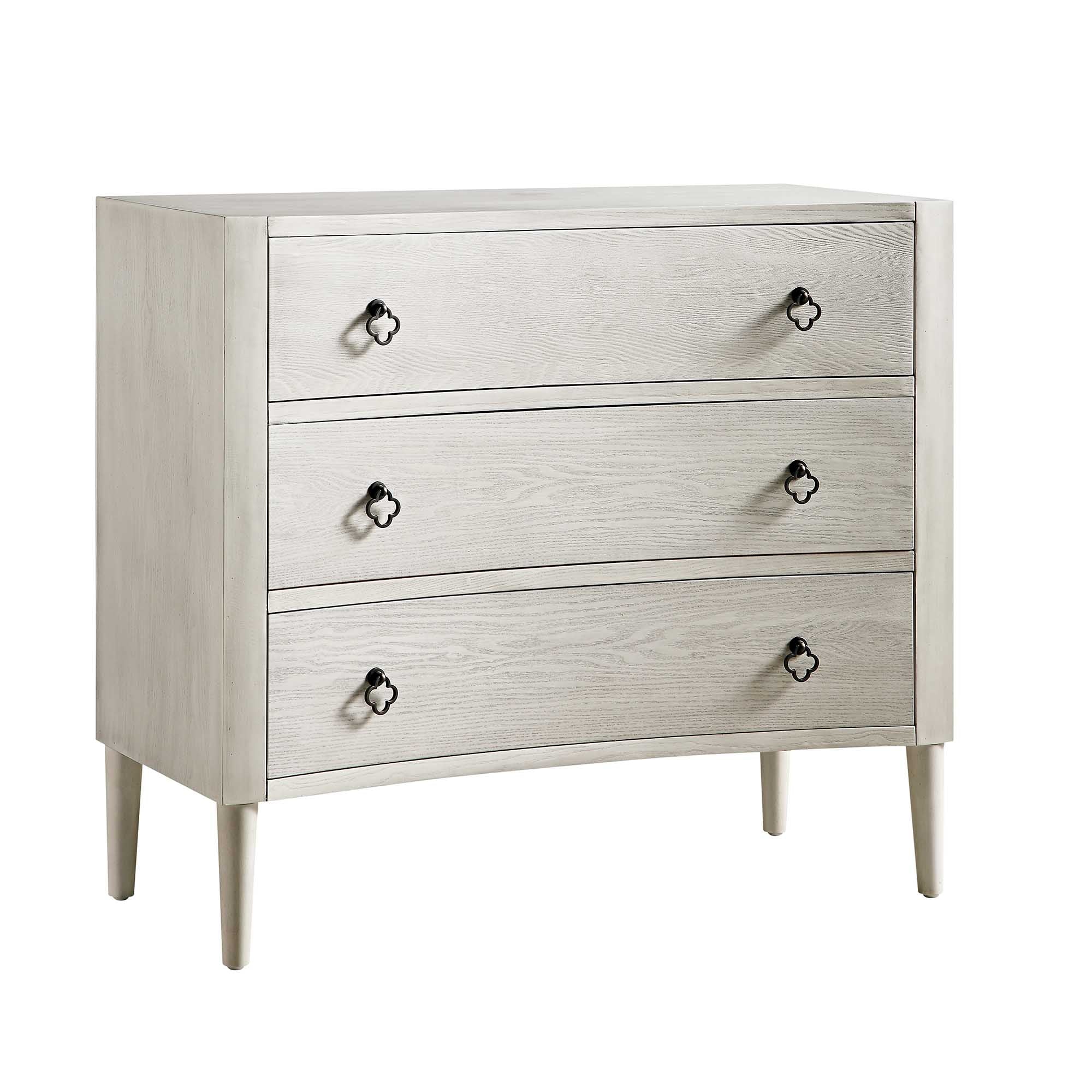 Thalia Concave Chest of Drawers, Washed White - Image 6