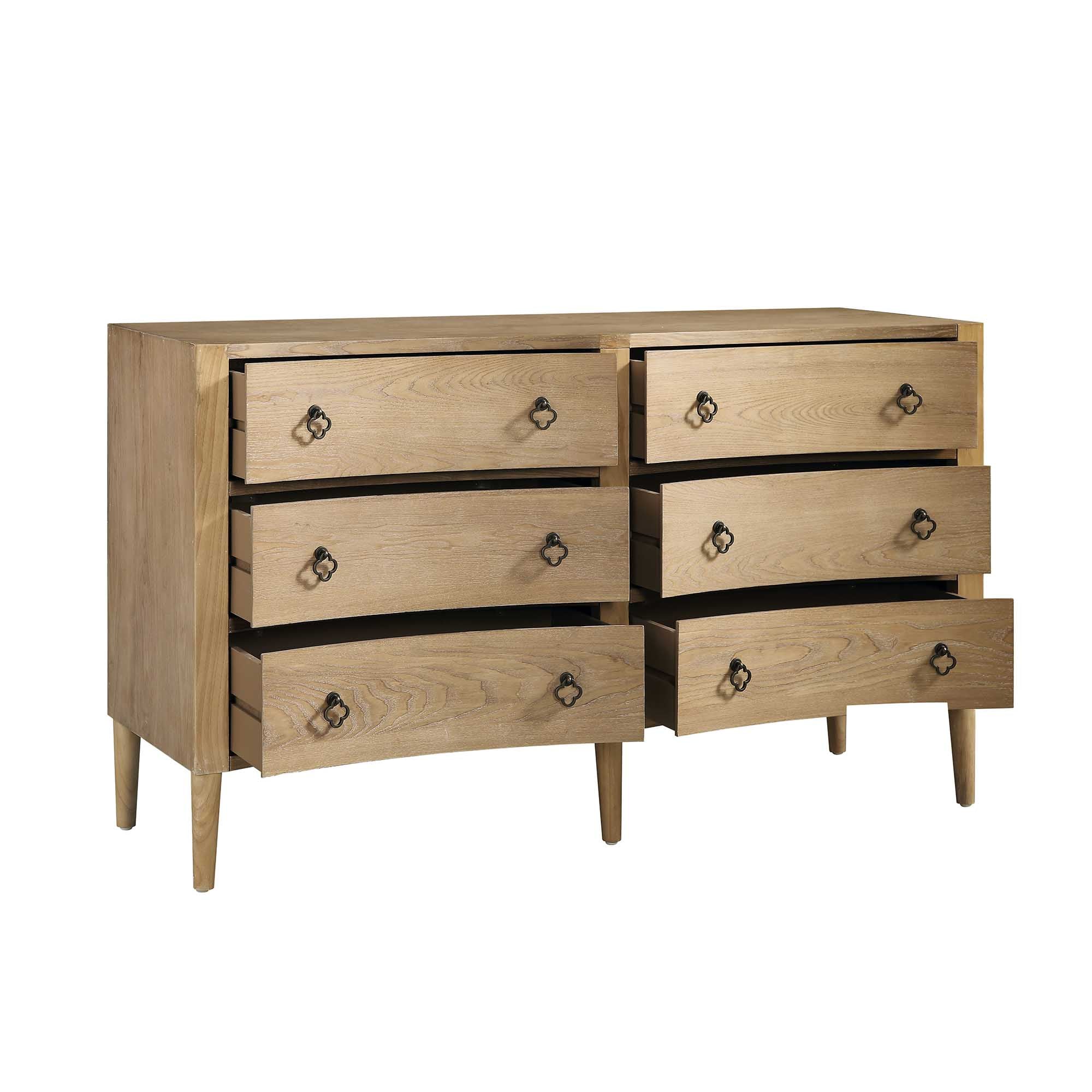 Thalia Concave Double Chest of Drawers, Natural - Image 7