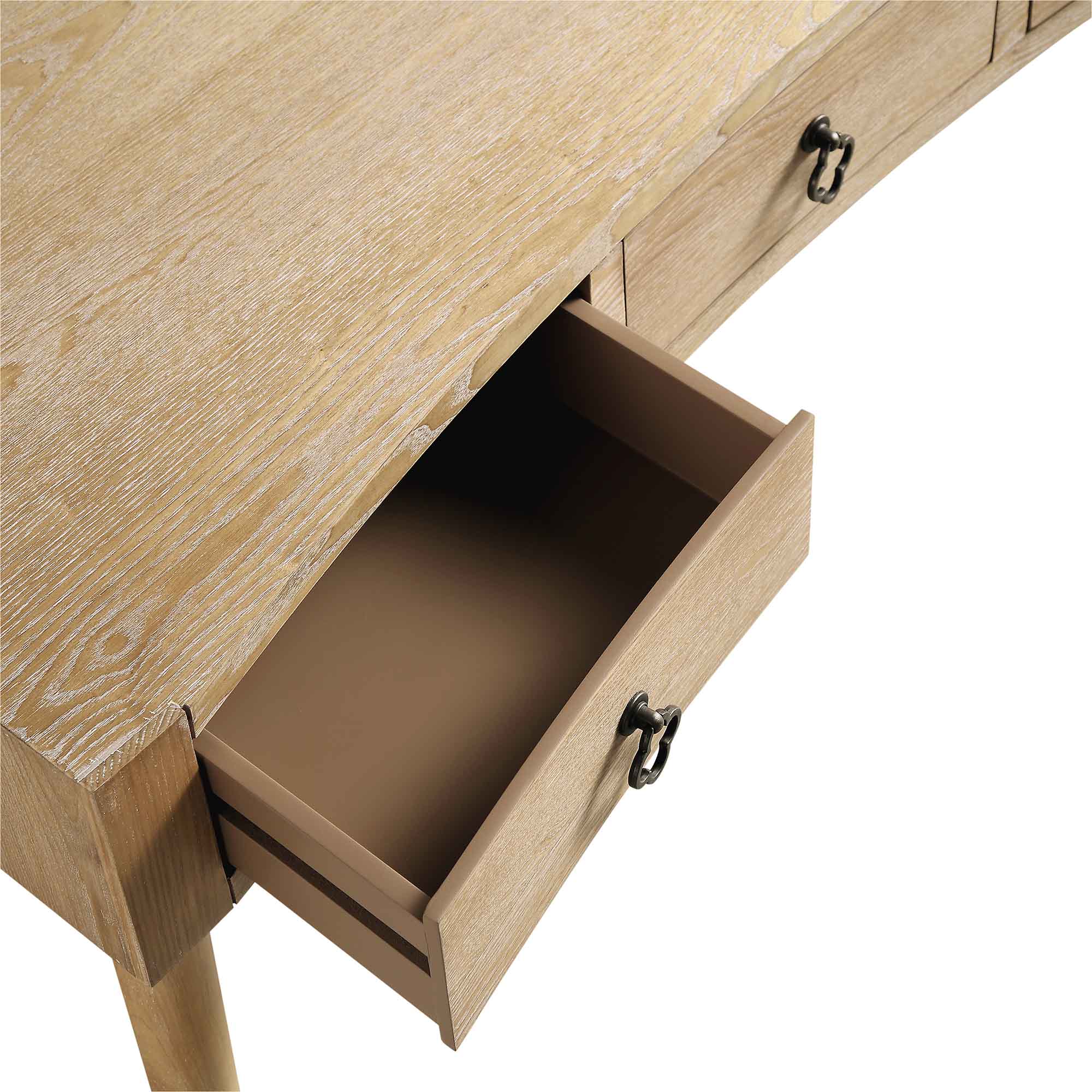 Thalia Concave Dressing Table, Natural - Image 11