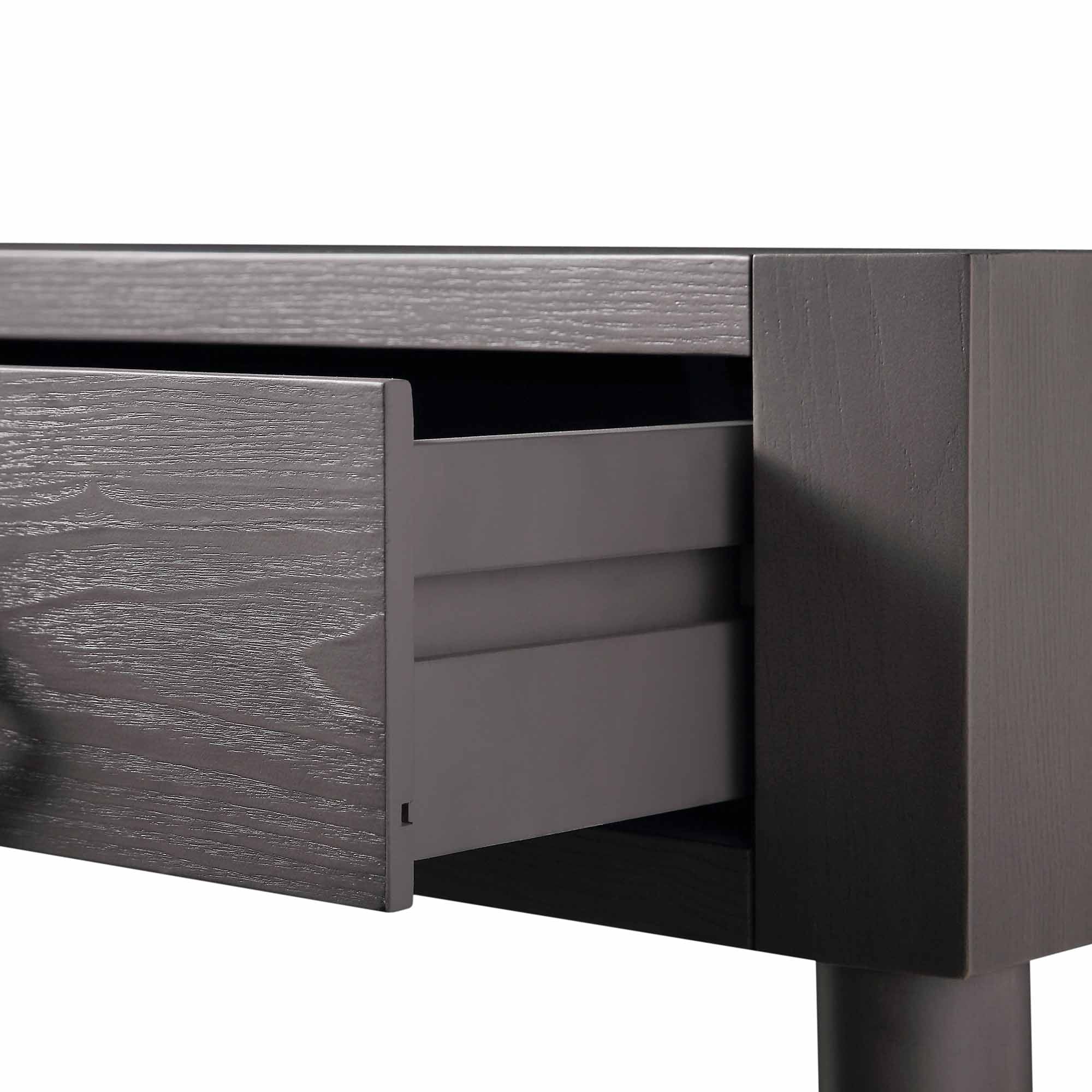 Thalia Concave Dressing Table, Silver Oak - Image 13