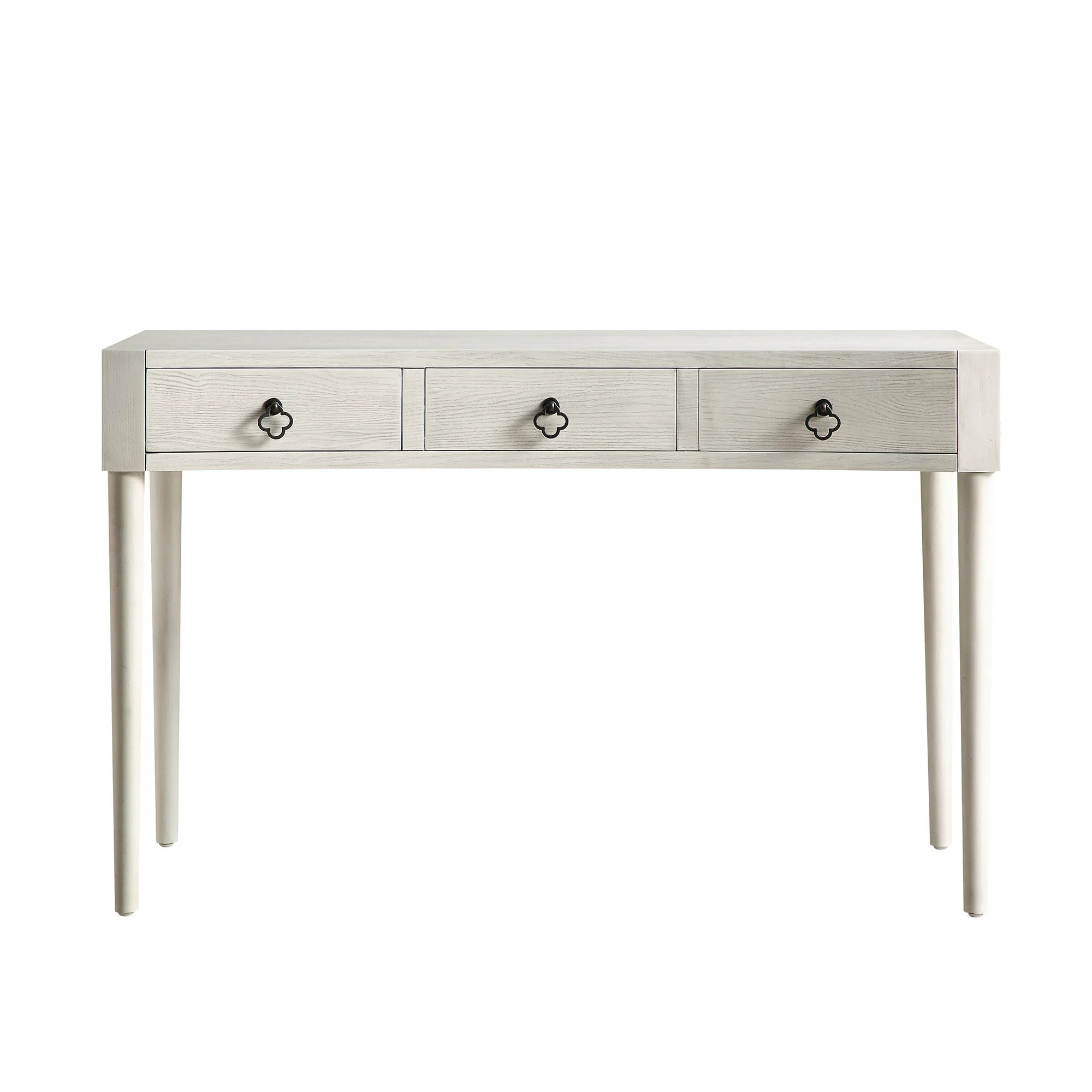 Thalia Concave Dressing Table, Washed White - Image 4