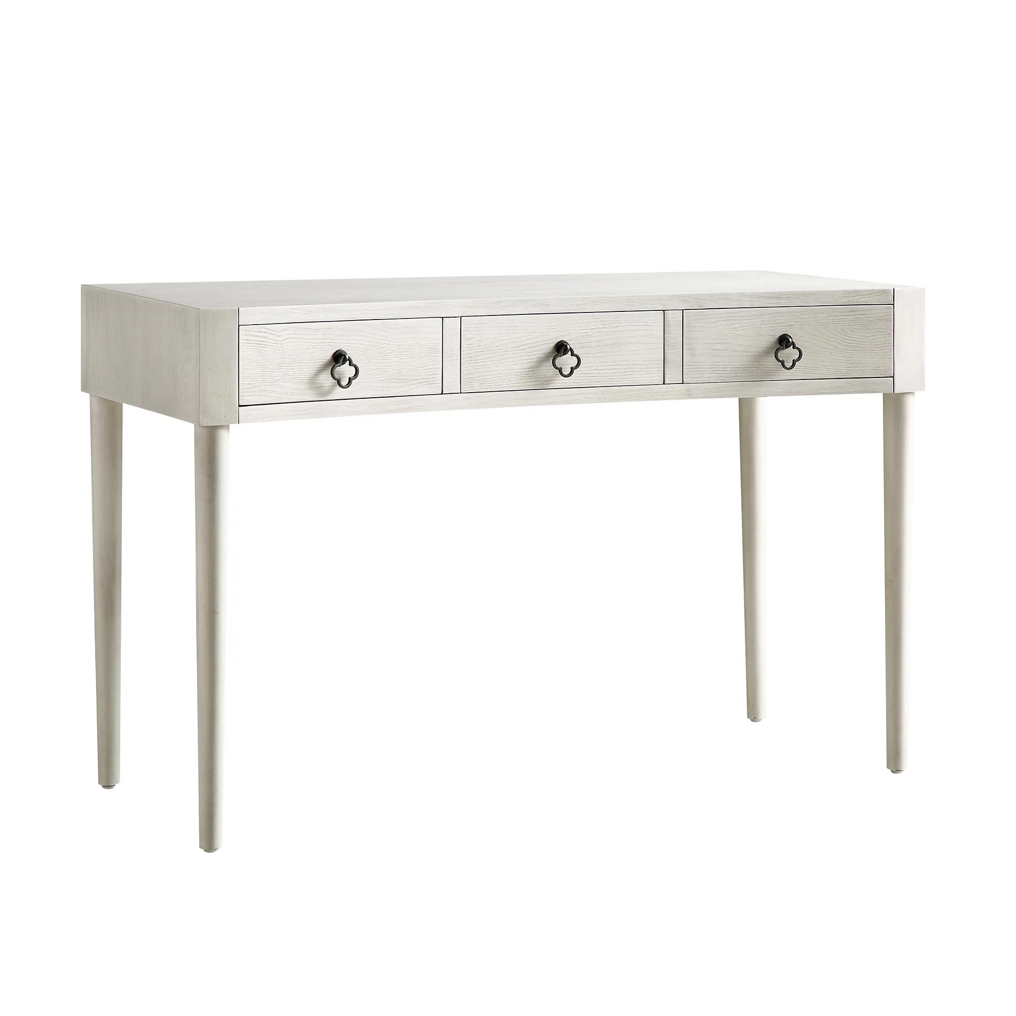 Thalia Concave Dressing Table, Washed White - Image 5