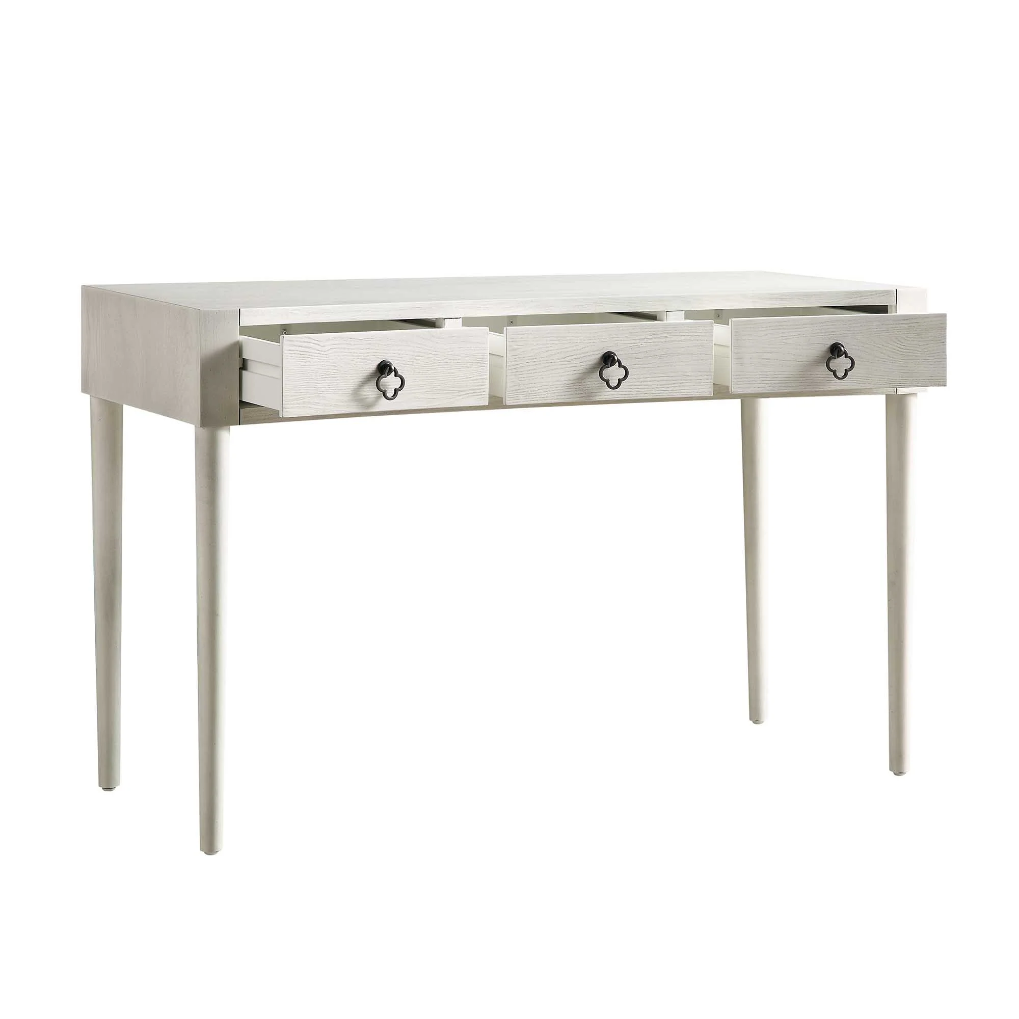 Thalia Concave Dressing Table, Washed White - Image 7