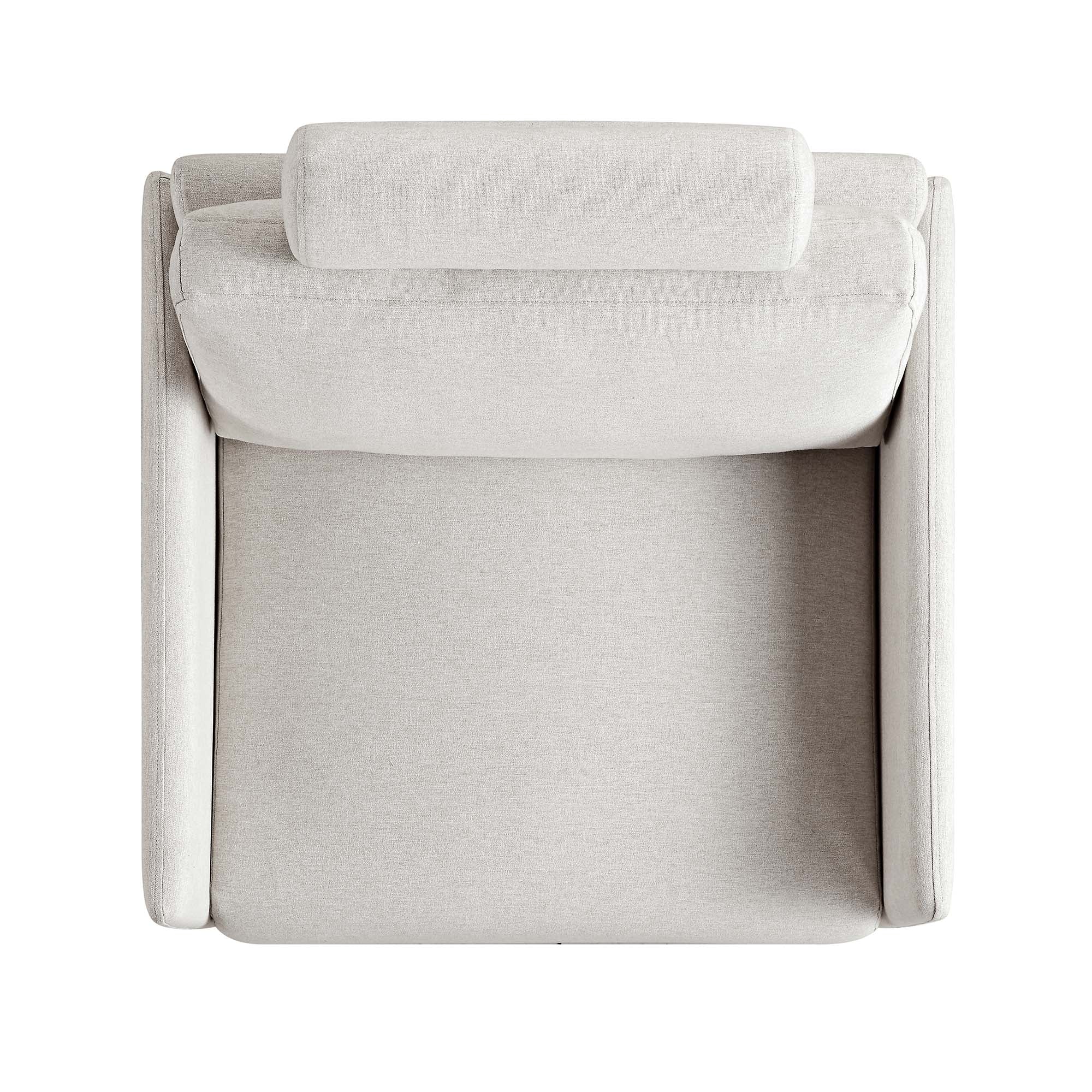 Timber Oatmeal Fabric Armchair - Image 10