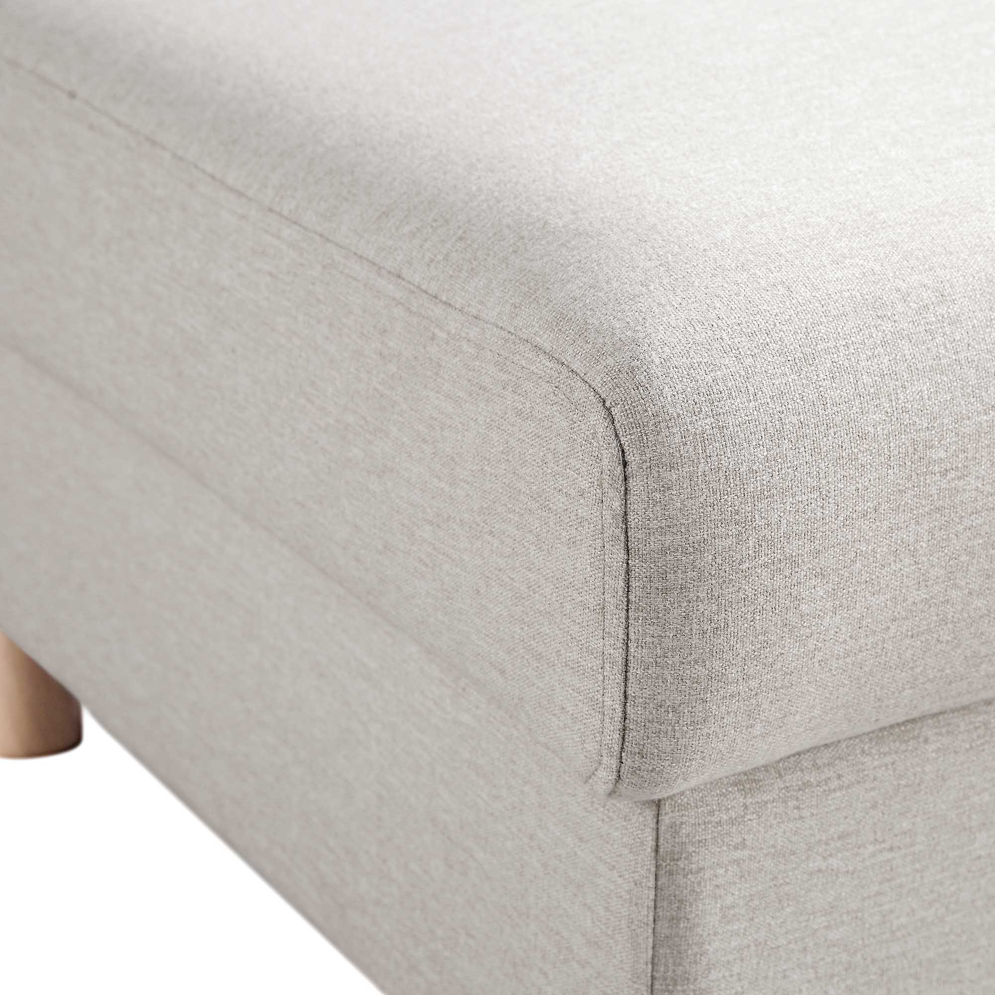 Timber Oatmeal Fabric Storage Ottoman - Image 12