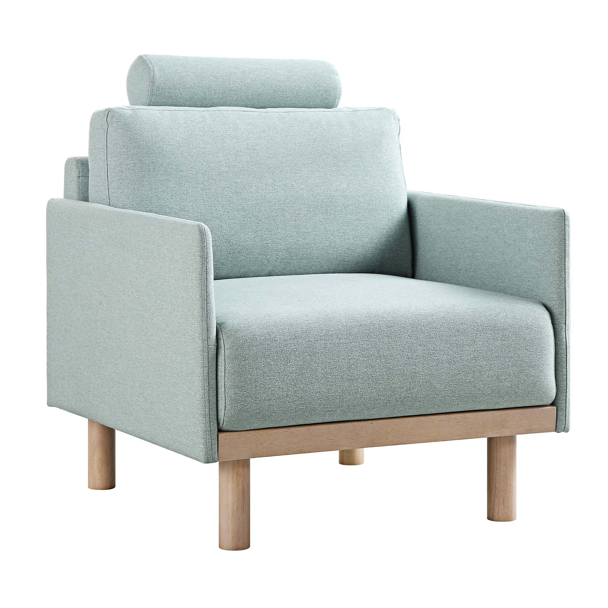Timber Sage Green Fabric Armchair - Image 7