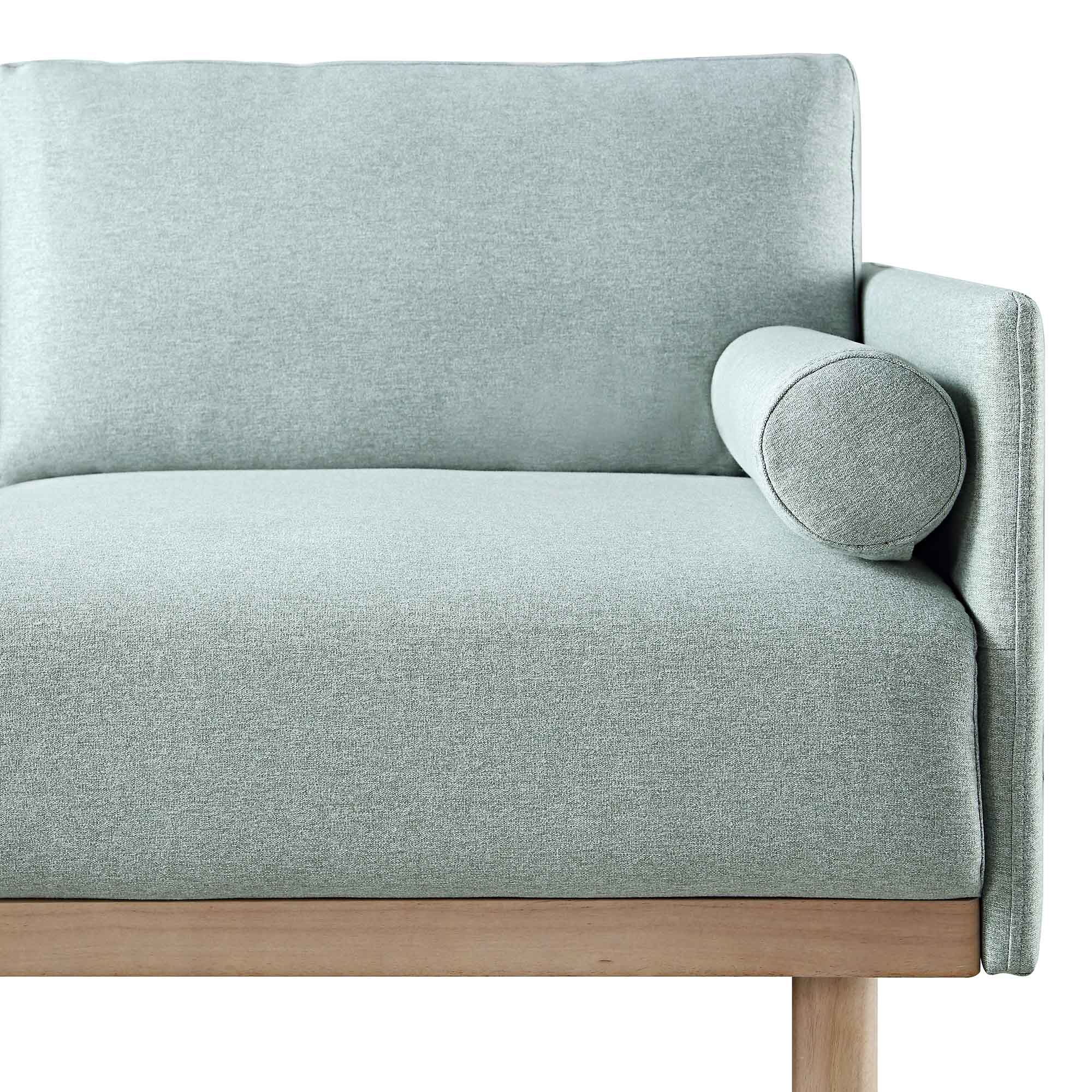 Timber Sage Green Fabric Sofa, Large 3-Seater Chaise Sofa Left Hand Facing - Image 13