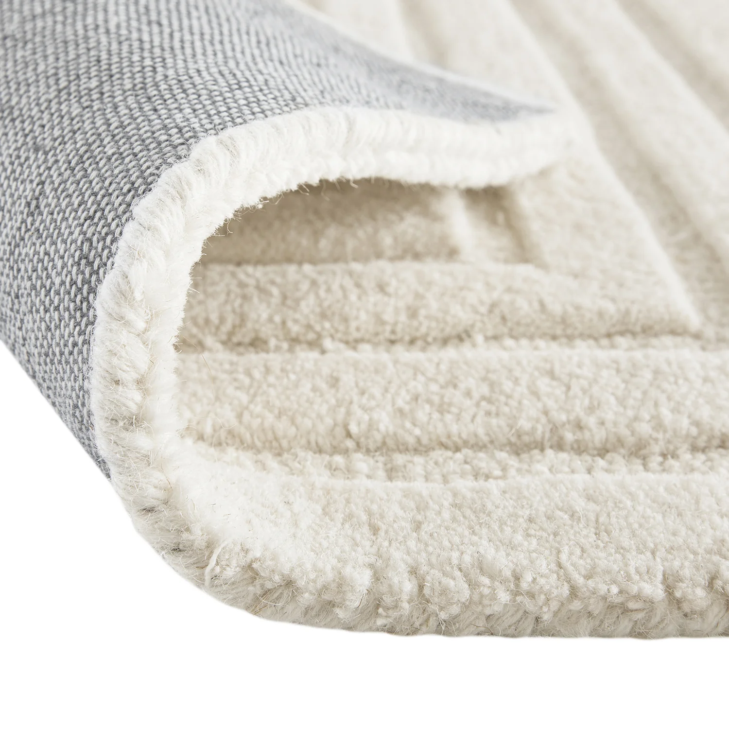 Treviso Ivory Hand Tufted Wool Rug - Image 6