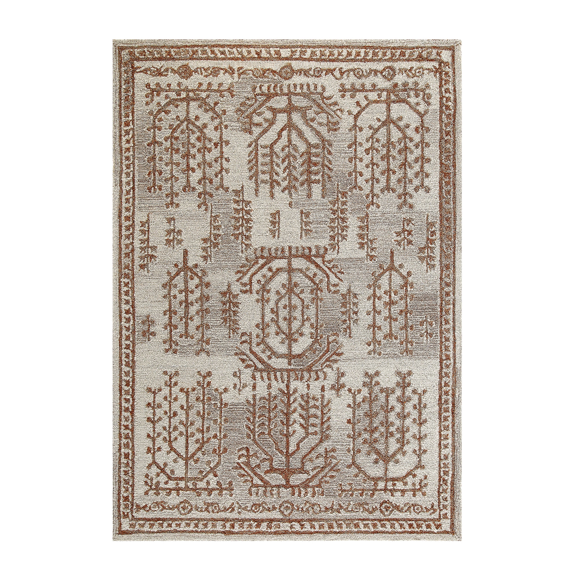 Varanasi Traditional Hand Tufted Wool Rug - Image 3