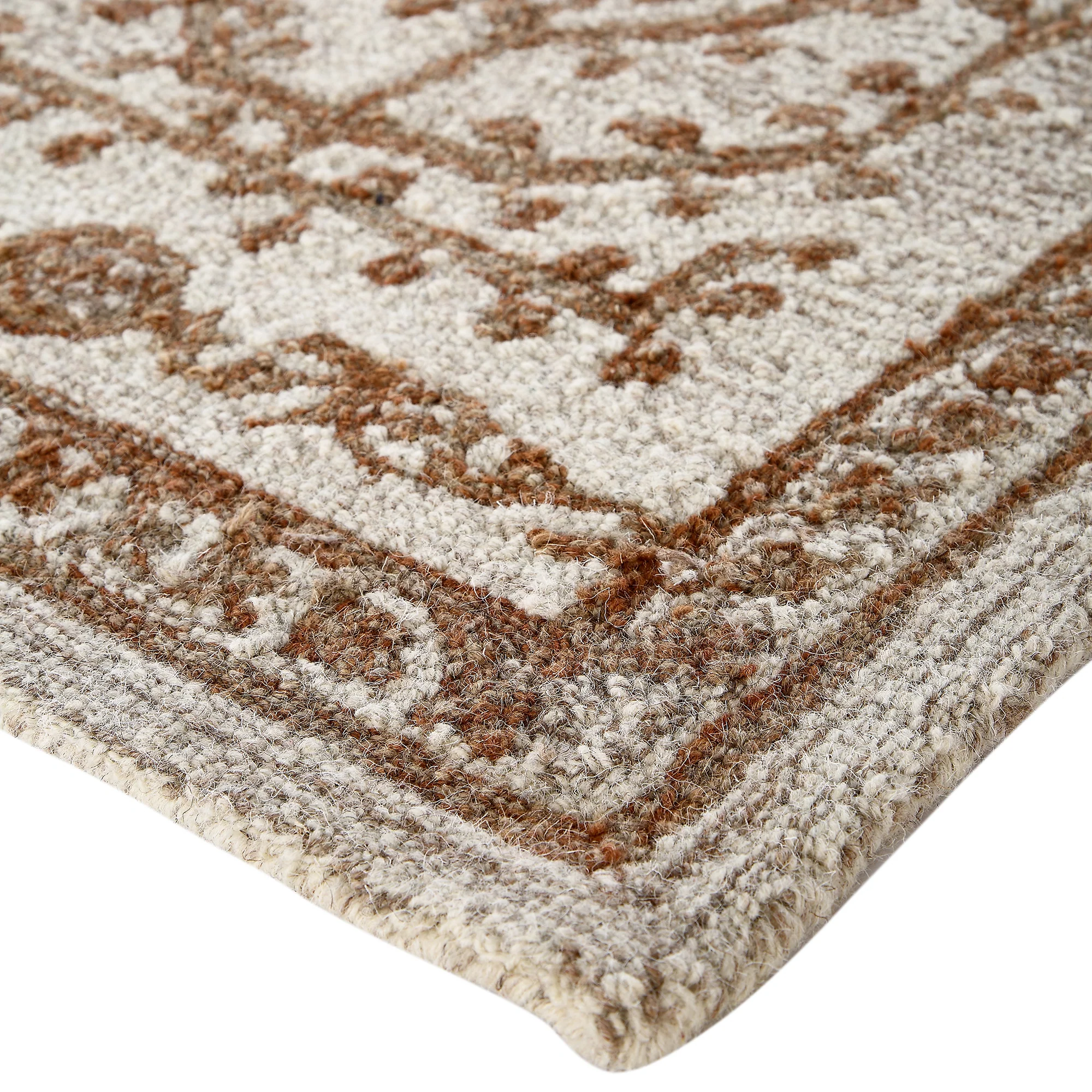 Varanasi Traditional Hand Tufted Wool Rug - Image 6