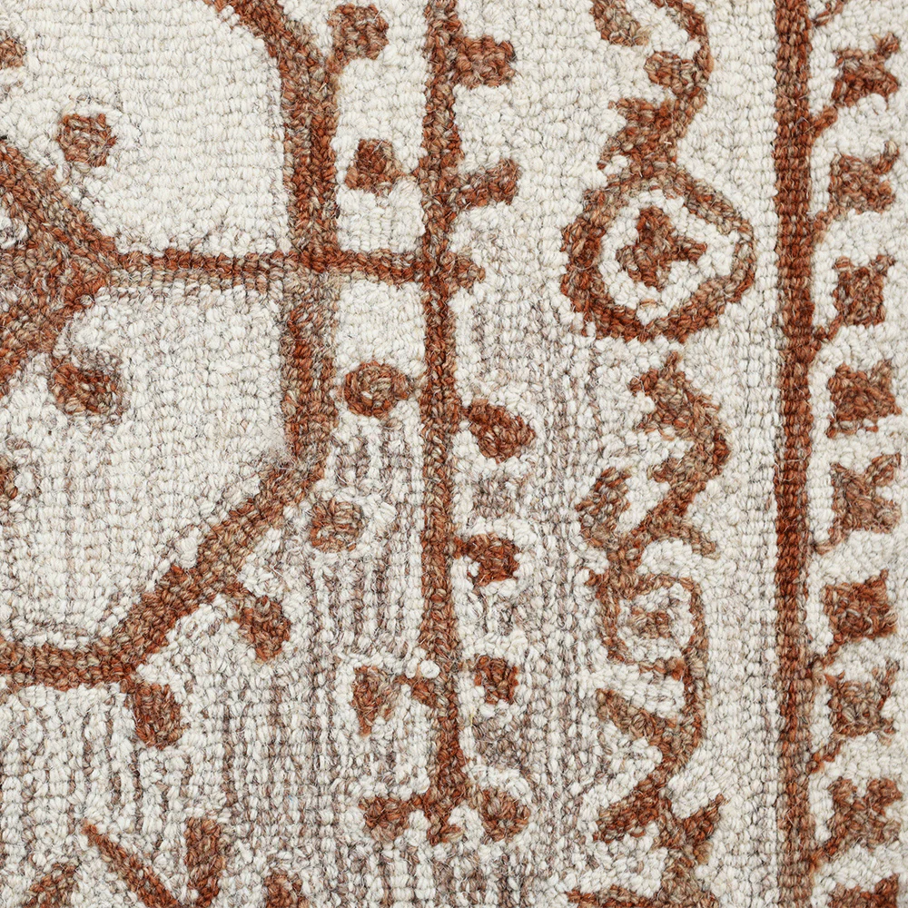 Varanasi Traditional Hand Tufted Wool Rug - Image 9