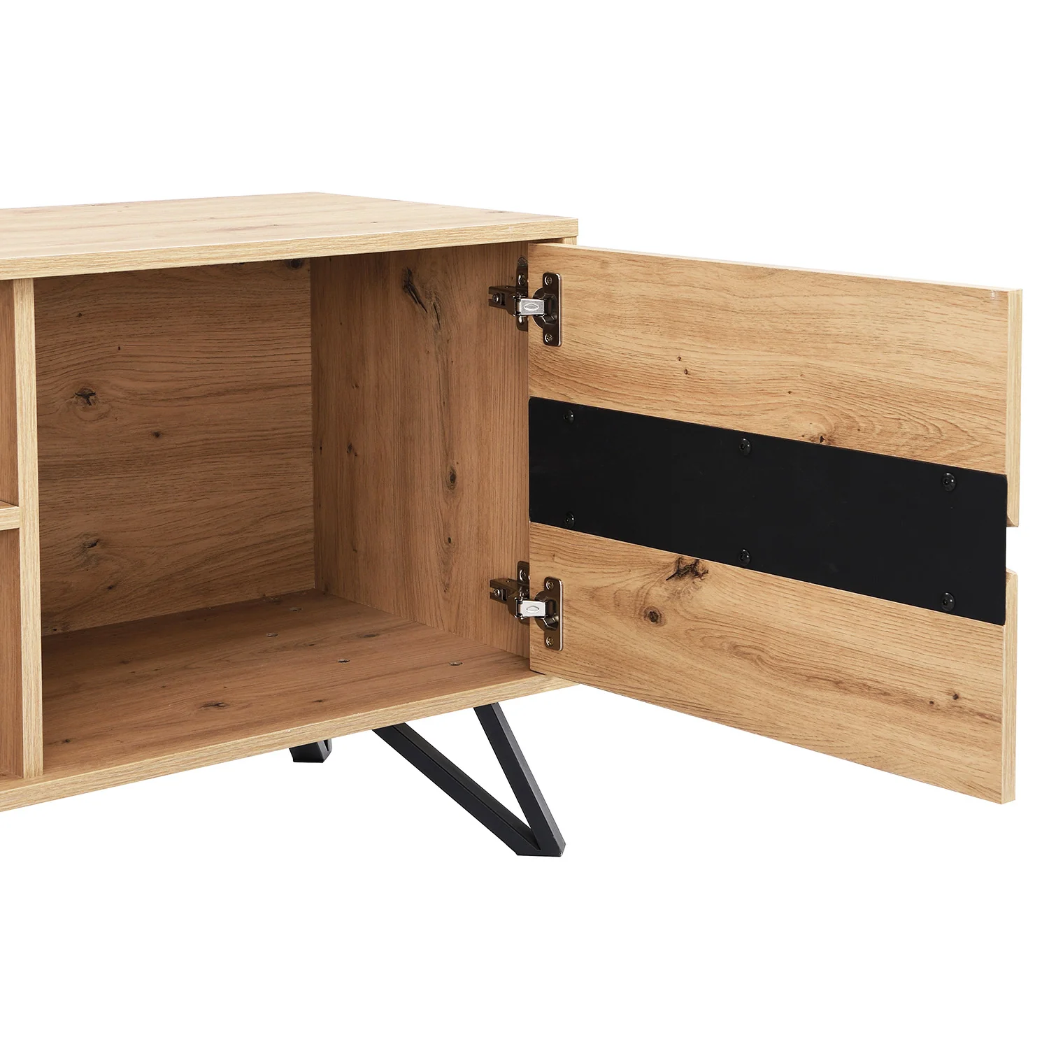 Weston Oak Effect Wide TV Unit - Image 12