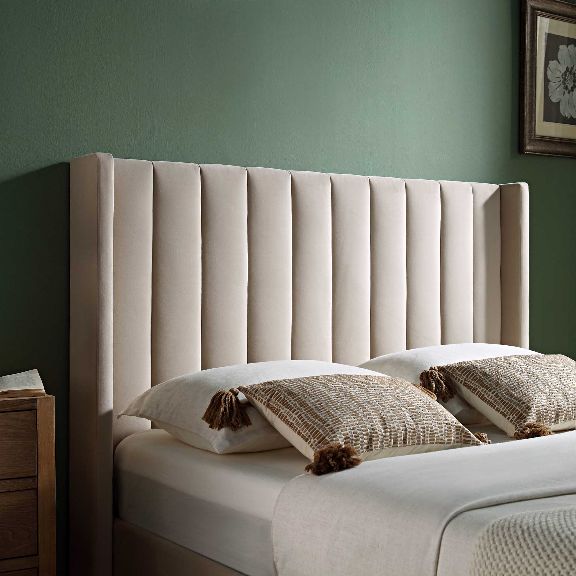 Wilton Champagne Velvet Ottoman TV Bed - Image 5