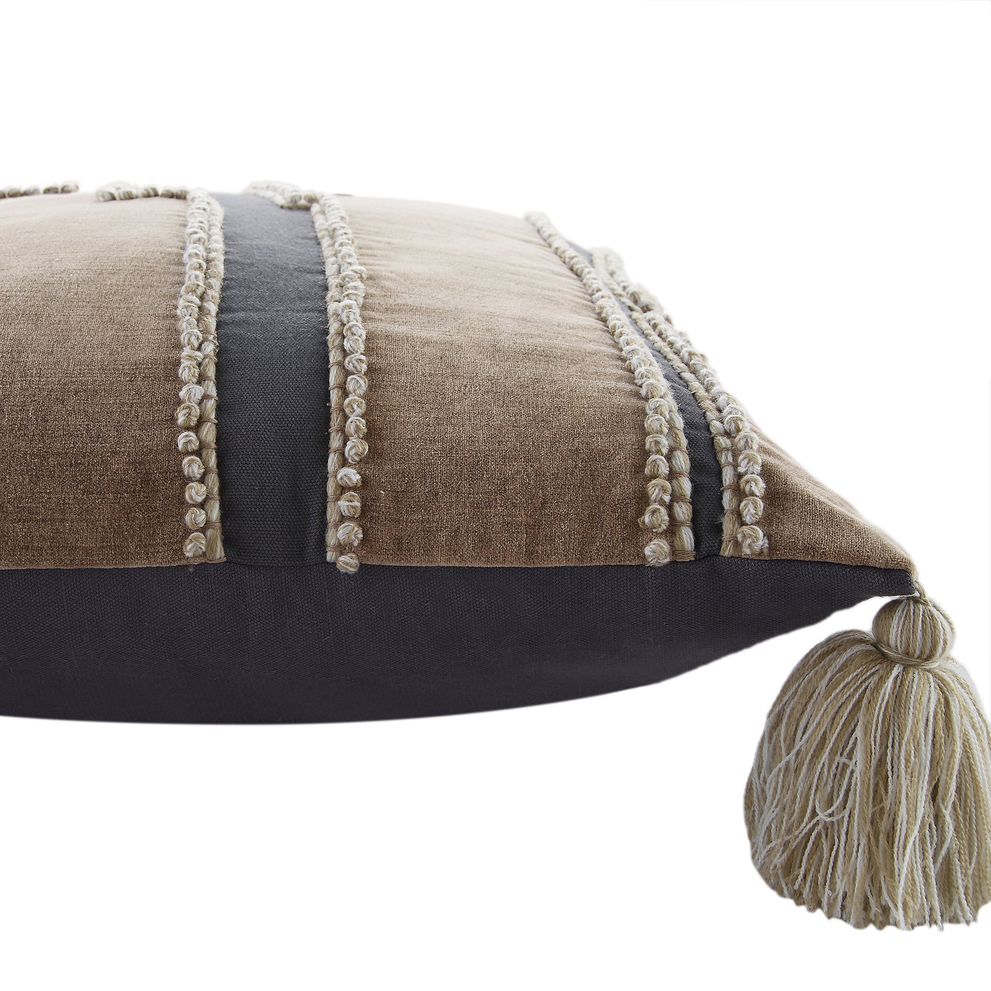 Wylder Collection Enzyme Washed Patchwork Cushion - Image 4