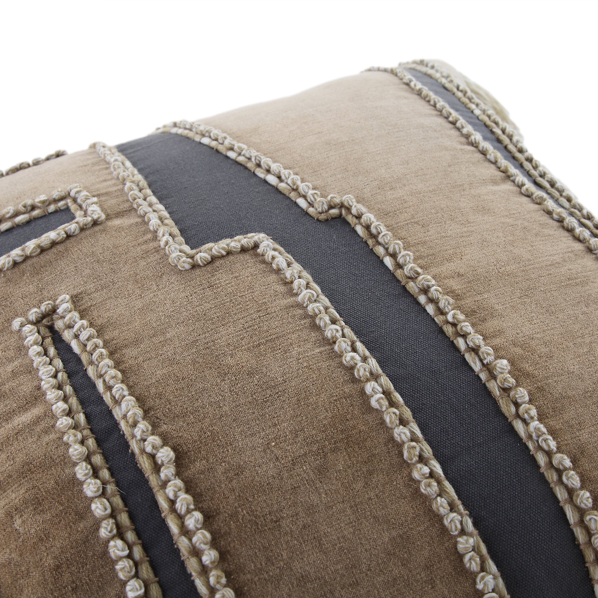 Wylder Collection Enzyme Washed Patchwork Cushion - Image 5
