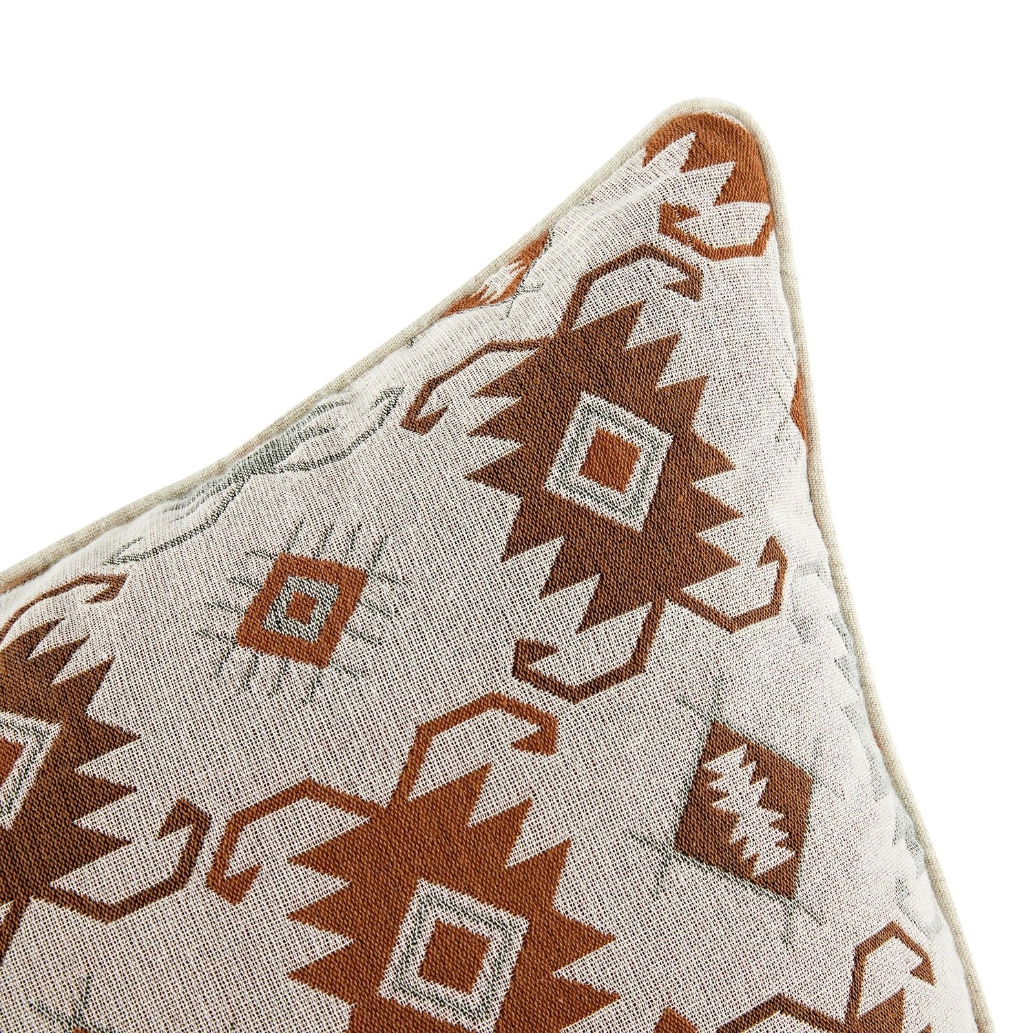 Zaniyah Aztec Jacquard Cotton Cushion - Image 3